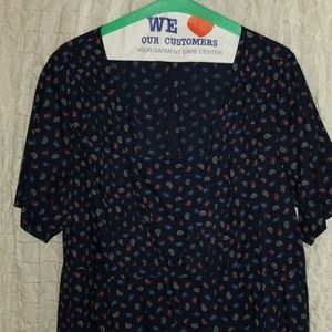 Eshakti Blue Paisley Dress Size 26